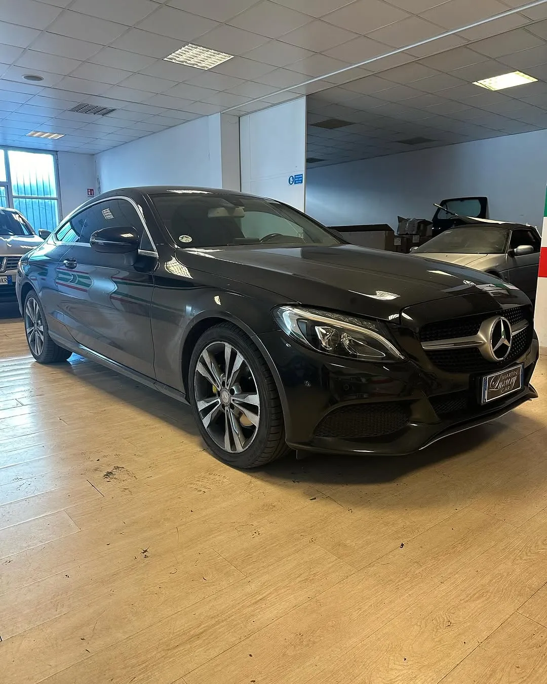 Mercedes C Coupé — Detailing — gloss profondo